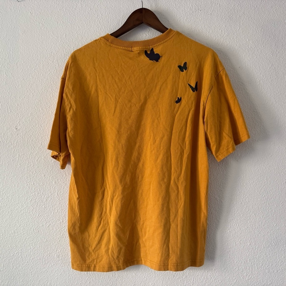 Y2K Neverules Butterfly Graphic T Shirt Black Medium Streetwear Emo - Picture 10 of 12